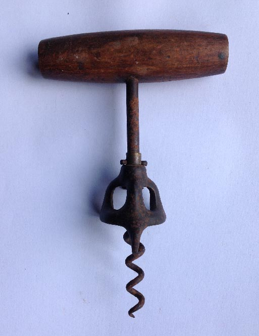 antique corkscrew.